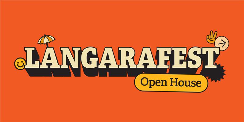 LangaraFest Open House 2025 banner.