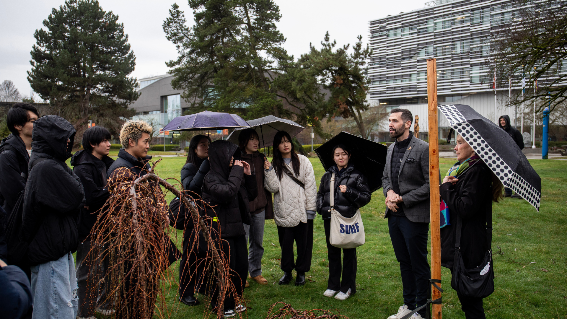 The 2025 takudai tree planting ceremony.