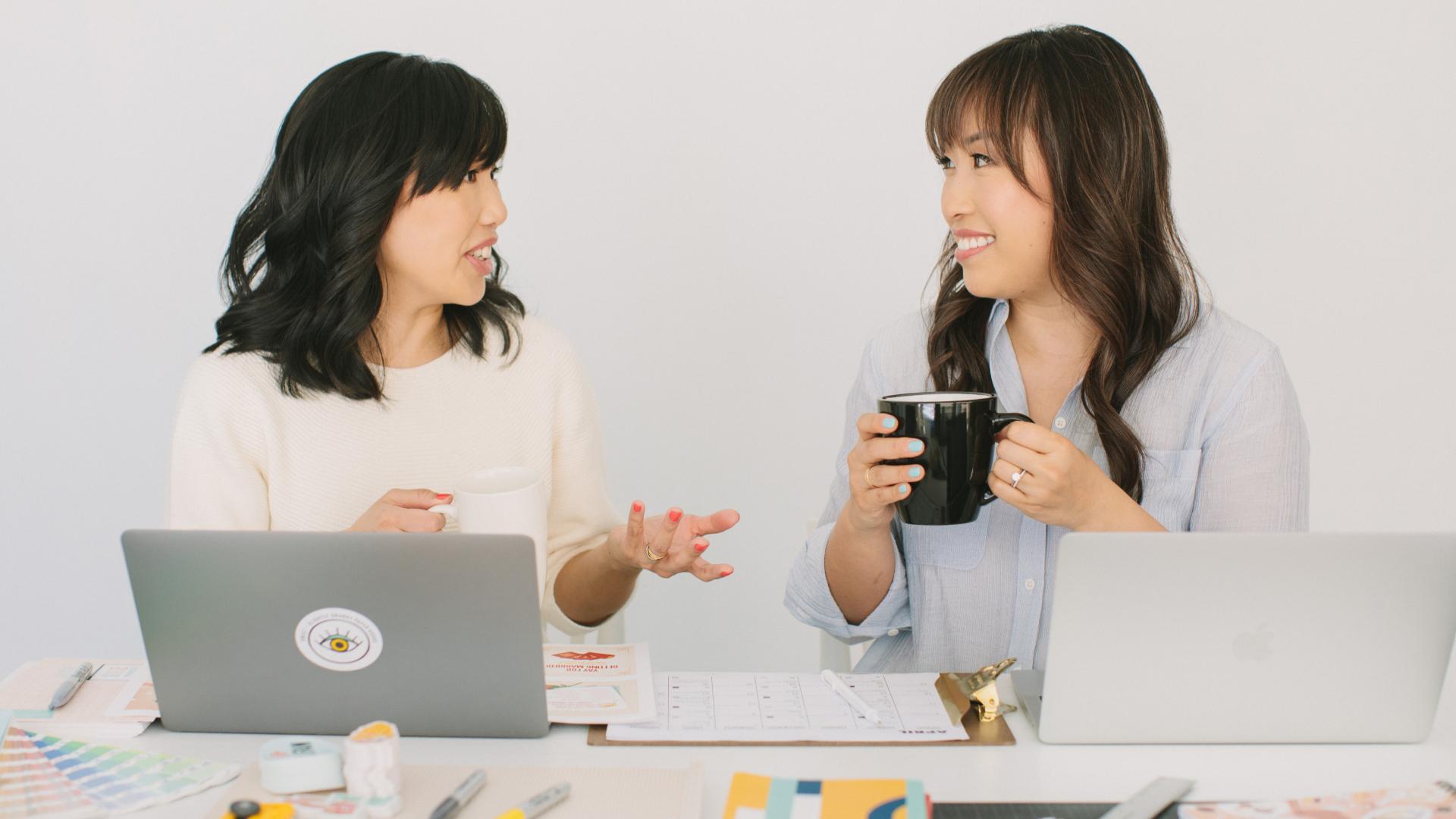 Christine Chee and Cassie Leung.
