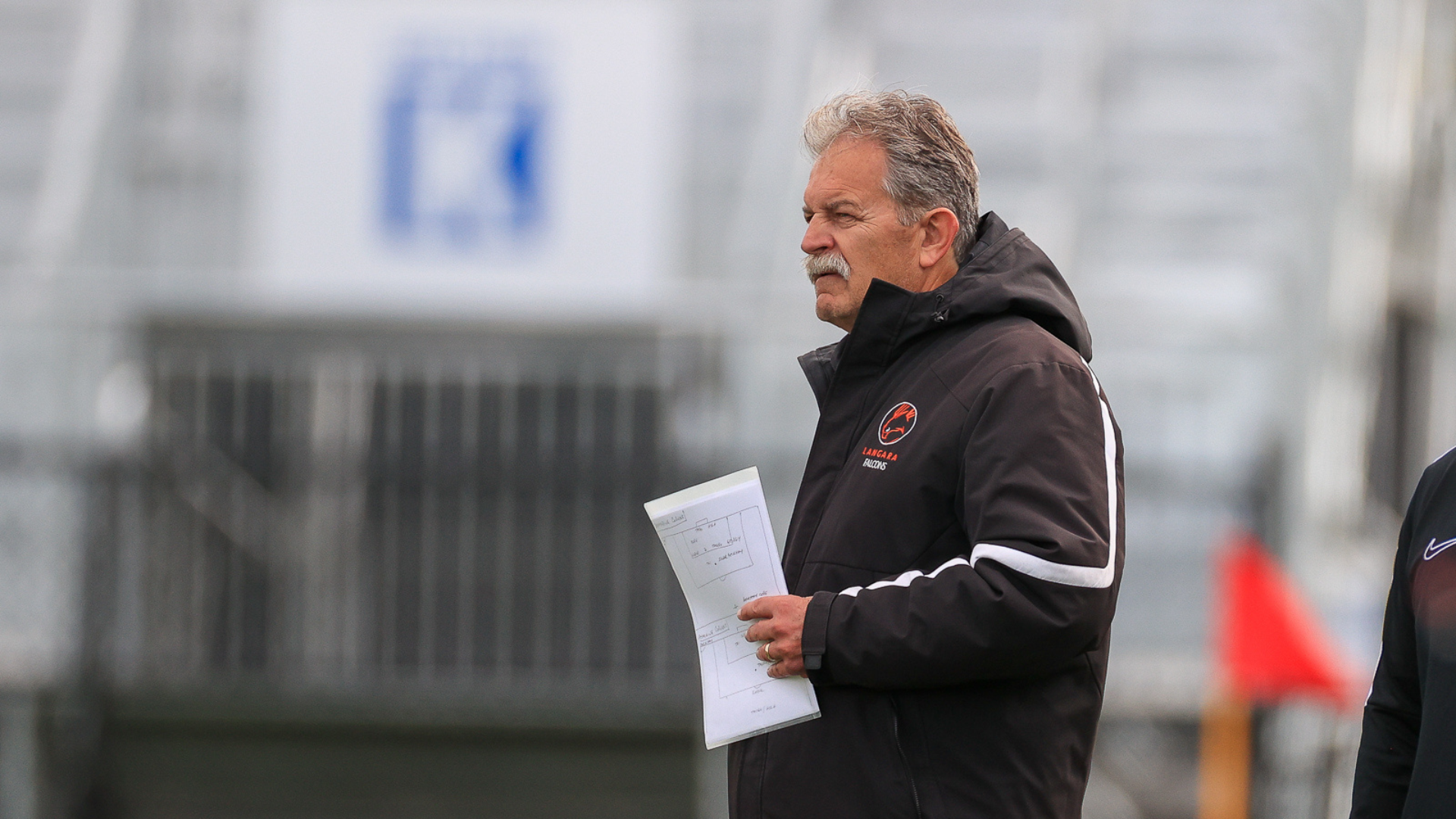 Langara Falcons soccer coach Marc Rizzardo.
