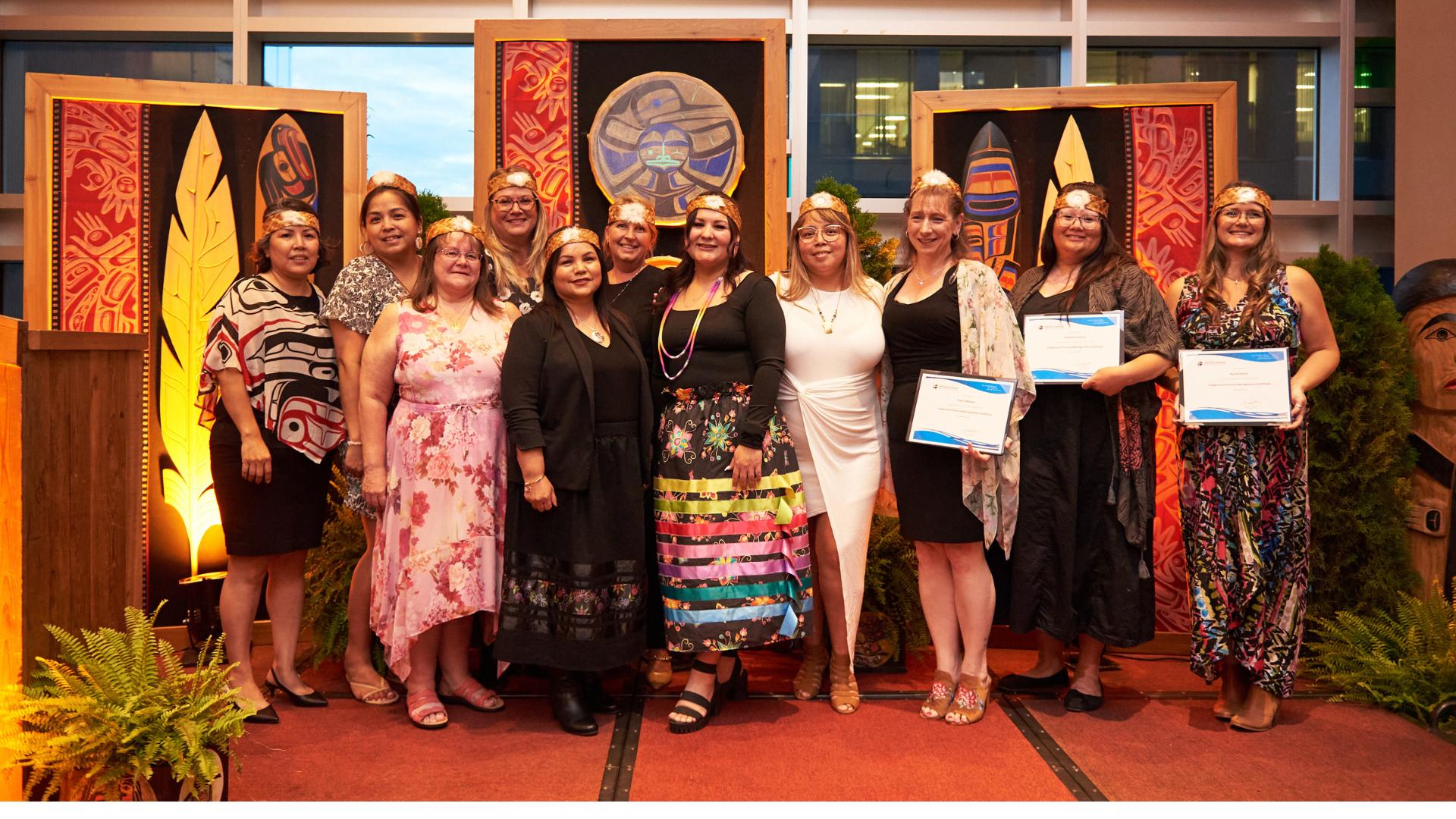 The first graduating class of the AFOA program.