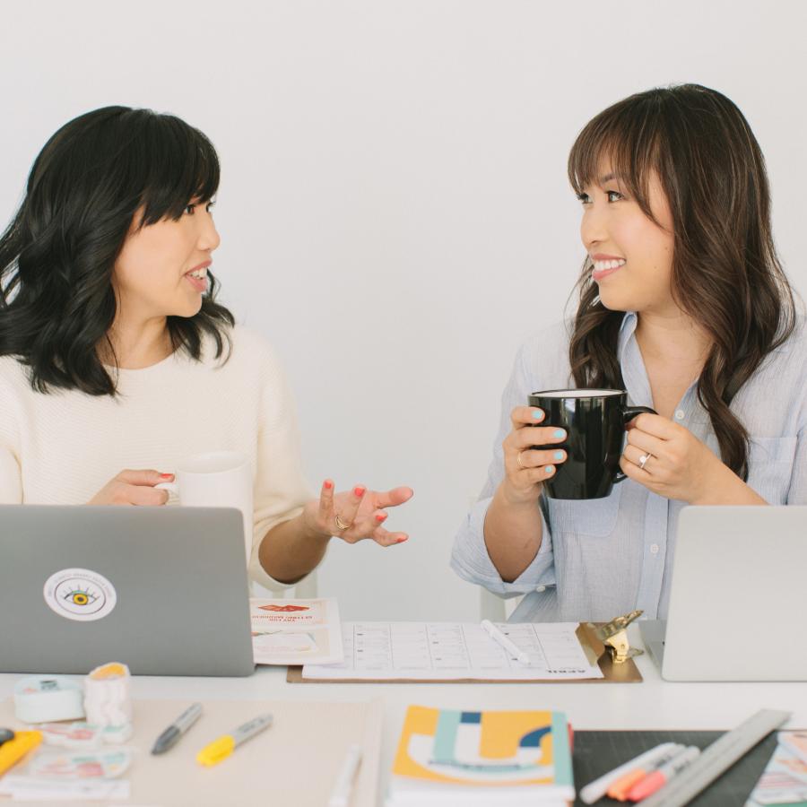 Christine Chee and Cassie Leung.