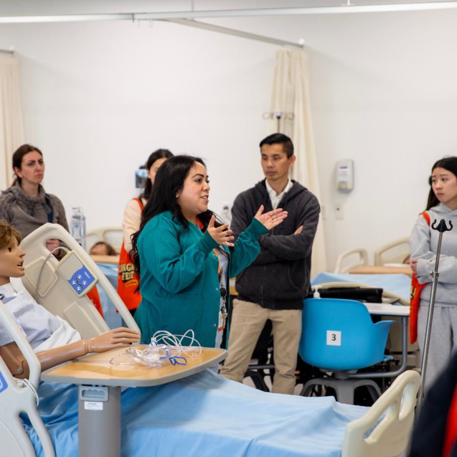 Langara Nursing Lab Desmonstration