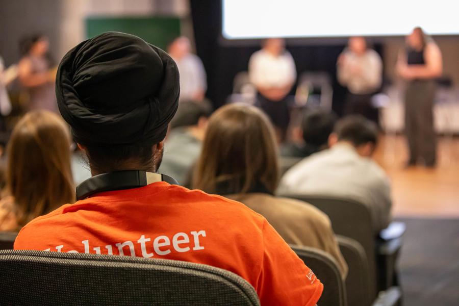 Student volunteer at Langara